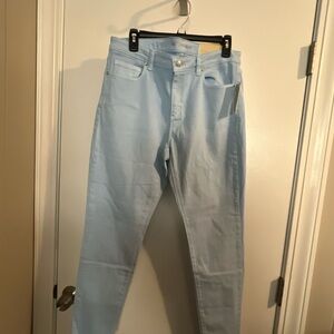 Michael Kors Izzy Skinny Light Blue Jeans size 12 NWT
